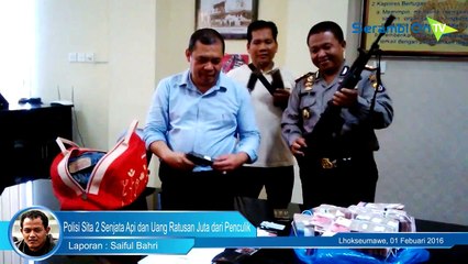 Polisi Sita 2 Senjata Api dan Uang Ratusan Juta Milik Penculik