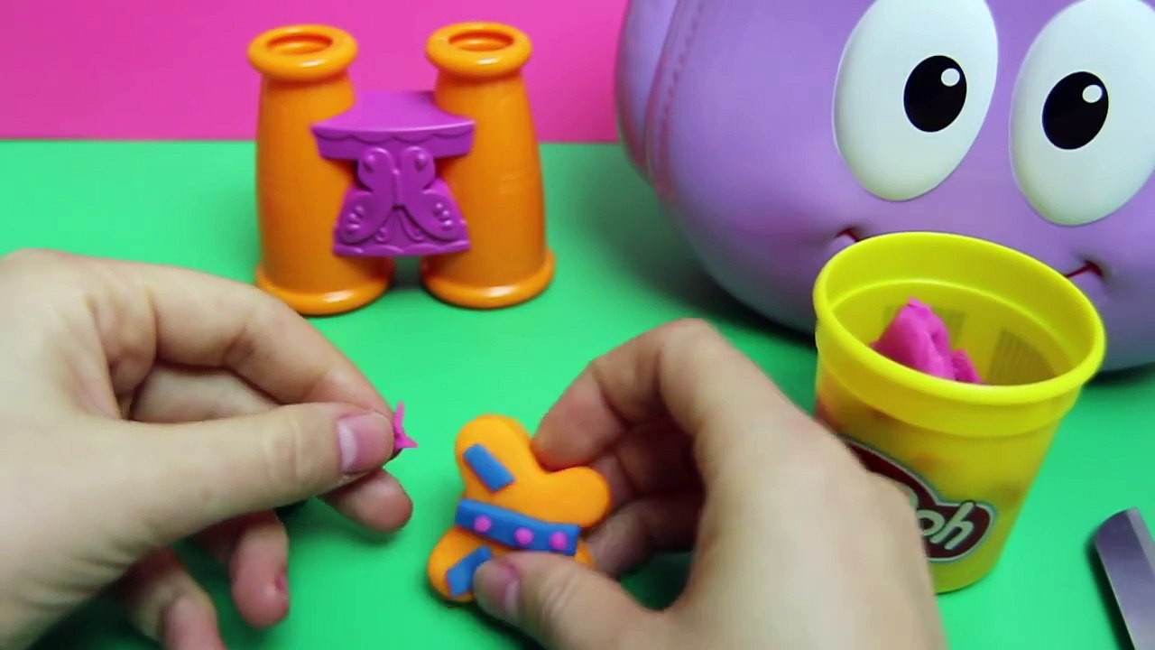 Play Doh Dora The Explorer Backpack & Boots Christmas Season Dora La Exploradora Mochila Botas