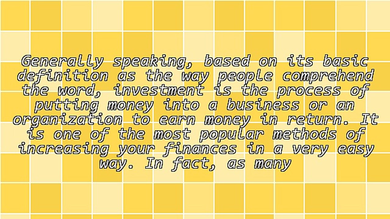 Investment Resources: An Easy Way to Earn and Become Successful