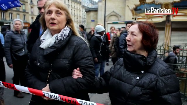 Les Roms du bidonville parisien manifestent