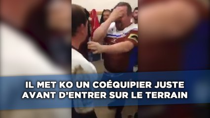 Rugby: Il met KO un coéquipier juste avant d'entrer sur le terrrain