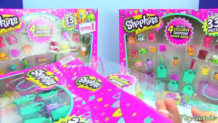 Shopkins GIANT Super Shopper Pack Season 3 with 4 Exclusives Per Pack
