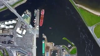 This Is How You Park A Massive Ship In A Narrow Port Like A Boss