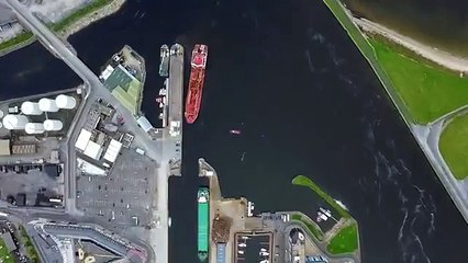 This Is How You Park A Massive Ship In A Narrow Port Like A Boss