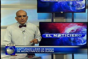 Capturado líder de banda de microtráfico en Durán