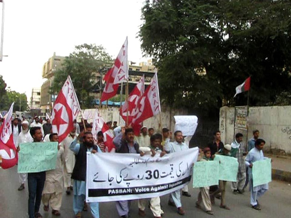 Pasban Rally against unjust price of petrol in Pakistan 02