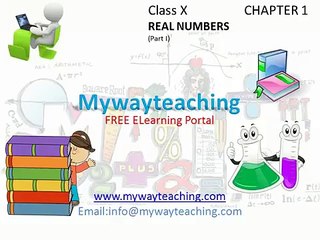 Math Class 10 Chapter 1 Part I-Real Numbers-Real numbers for class 10
