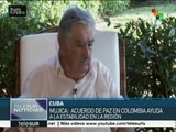 José Mujica asegura que la paz en Colombia beneficiará a Suramérica