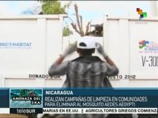 Nicaragua: realizan jornada de limpieza contra mosquito Aegypti