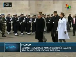 Raúl Castro realiza visita oficial a Francia