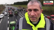 VIDEO. Les Maisons-Blanches. Les agriculteurs bloquent la RN 10