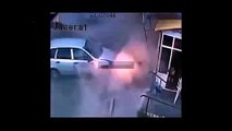 Audi A7 tries to brake check a Bus and FAILS Car Crash Compilation-May 2014