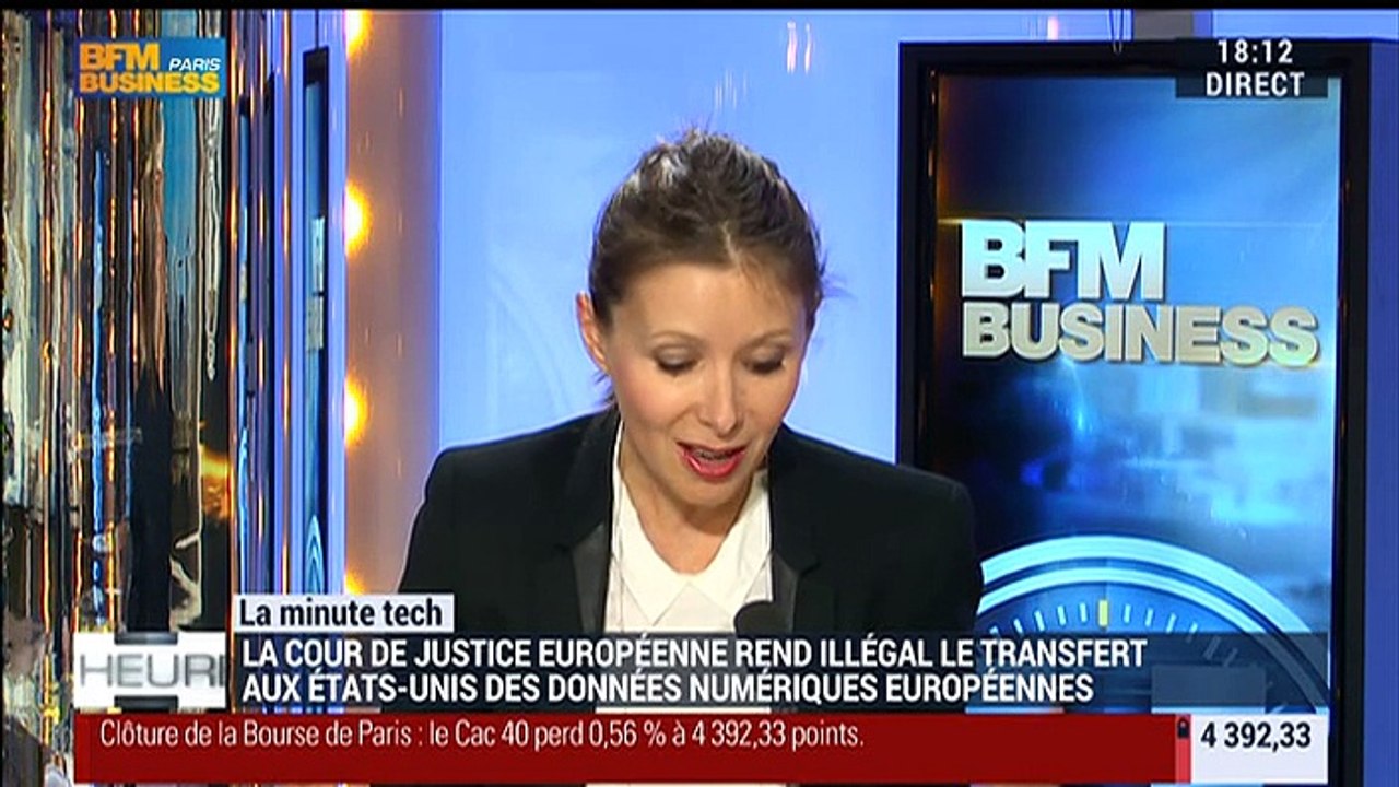 La Minute Tech: Protection des données personnelles: le Safe Harbor n'est plus en vigueur - 01/02