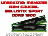 UNBOXING - Memoria Ram Crucial Ballistix Sport DDR3 1600