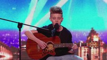 14 Year old songwriter Bailey McConnell impresses with his own song | Britain\'s Got Talent 2014
