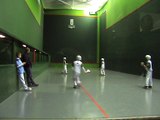 Championnat de France paleta cuir trinquet poussin janvier 2016 à Morlaas 3/5