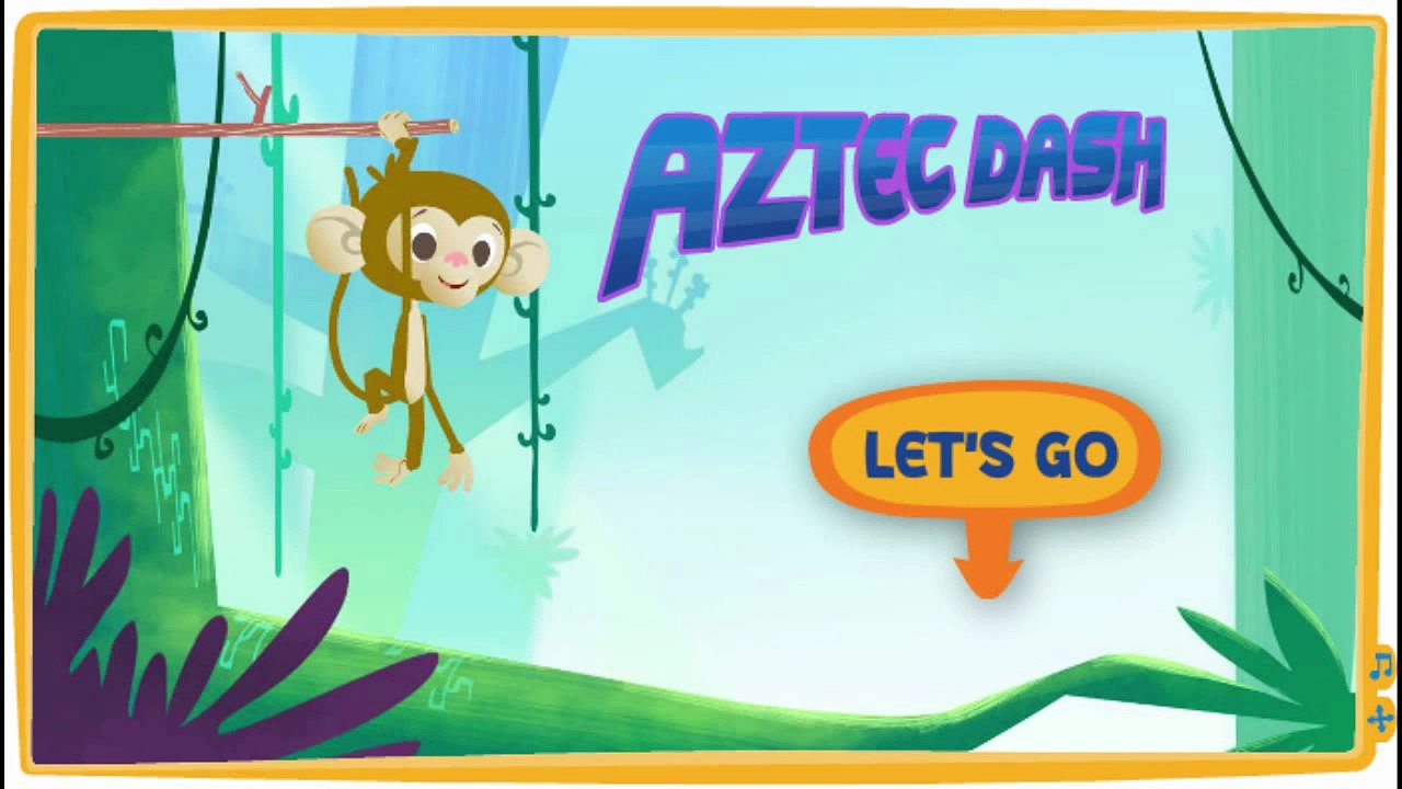 Justin Time Aztec Dash Animation Sprout PBS Kids Game Play Walkthrough