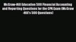 McGraw-Hill Education 500 Financial Accounting and Reporting Questions for the CPA Exam (McGraw-Hill's