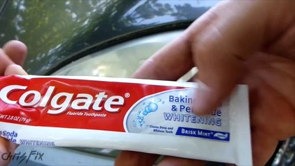 Headlight Restoration using Toothpaste
