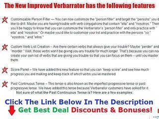 Verbarrator Spanish Discount + Bouns