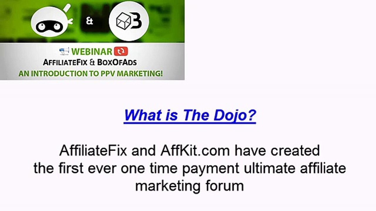 Affiliatefix.com | Dojo.com - How Get Money Fast
