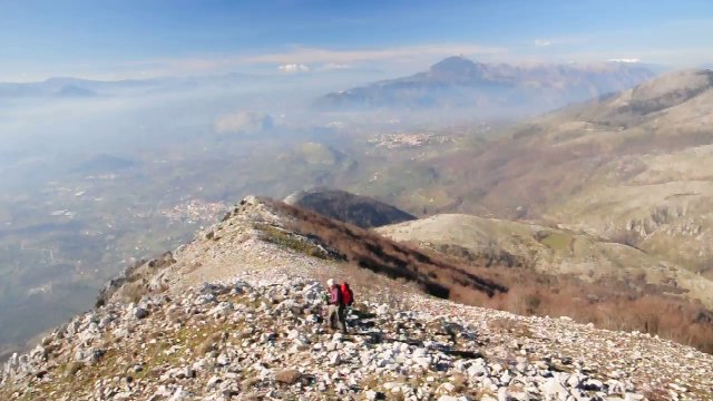 DOM. 24-01-16: ESCURSIONE SUL MONTE SAMBUCARO DA SAN PIETRO VICINO SAN VITTORE NEL LAZIO IN PROV.DI FROSINONE.