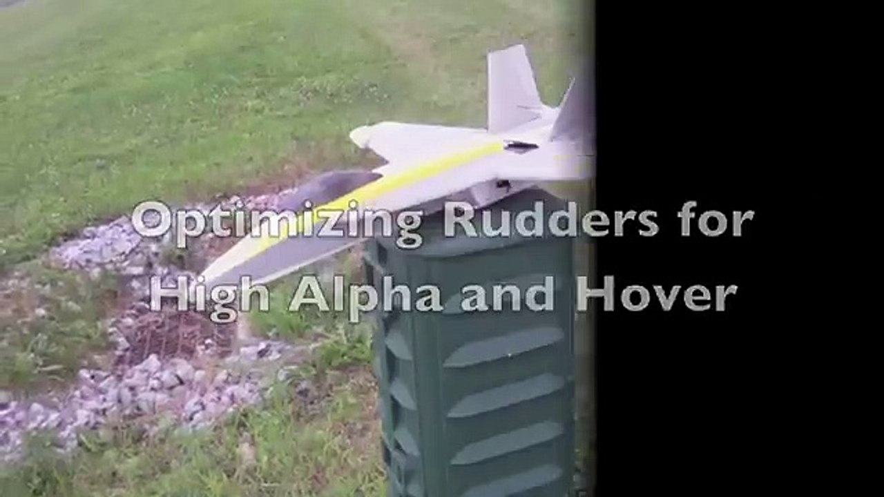 RCPowers F18v3 Test 2- Rudders