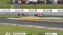 F1 2006 Hungary final laps and finish