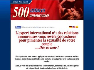 500 Astuces Amoureuses