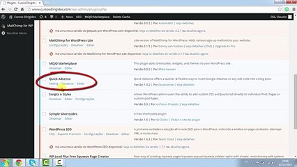 Como fazer um Blog: Quick Adsense, Shortcodes e WP Lead Plus