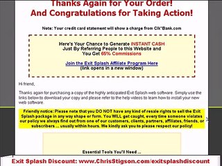 Exit Splash Sneak Peek Overview - *ExitSplash $20 Discount - Limited Offer!*