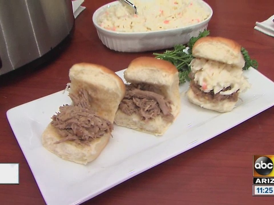 Super Bowl snacks in the crock pot by Jenn Bare