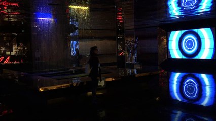 laser show in las vegas at the World Market with Michael Amini