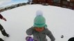 Parents take 14-month-old baby snowboarding just weeks after she learned how to walk... and it is adorable!