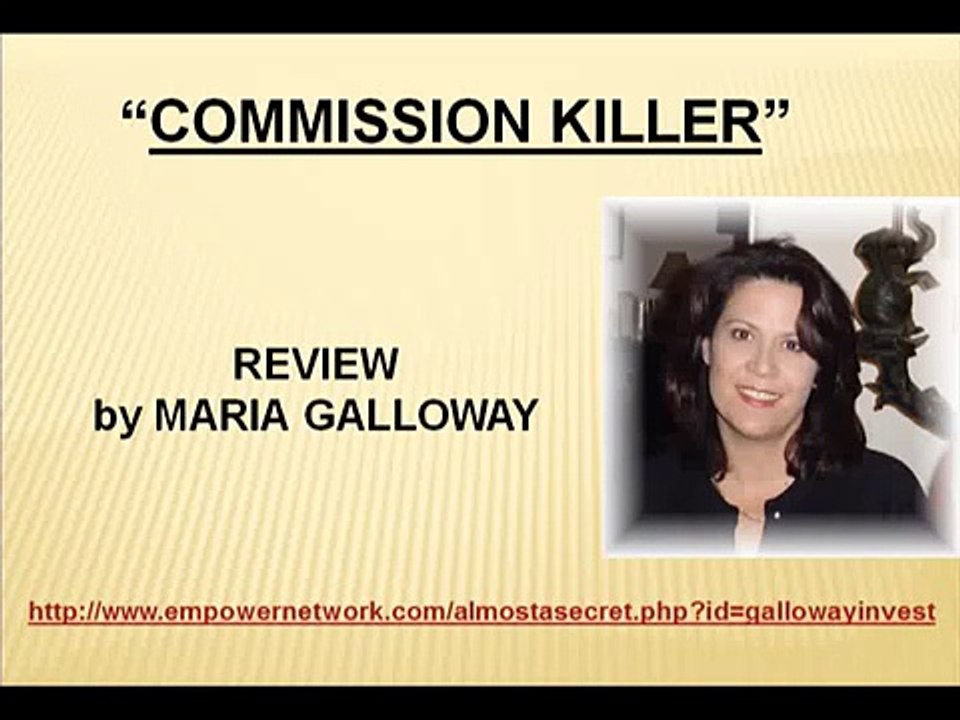 COMMISSION KILLER-Why buy Commission Killer?