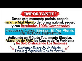 FIN AL MAL ALIENTO