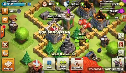 Clash of Clans war attack th 5 100% destroyed by Wiro  Sableng 212 “GOA SANGGRENG”