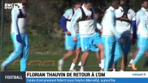 Football - OM : les images du premier entraînement de Florian Thauvin