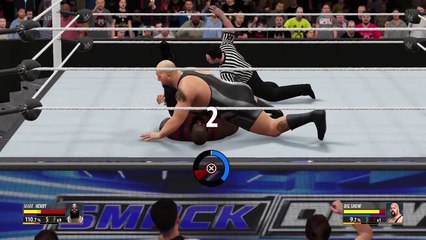 WWE 2K16 - Big Show vs Mark Henry | Ring Collapsed | PS4 Gameplay