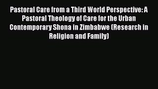 Pastoral Care from a Third World Perspective: A Pastoral Theology of Care for the Urban Contemporary