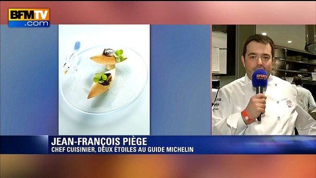 Jean-François Piège très heureux d'avoir obtenu deux étoiles au guide Michelin