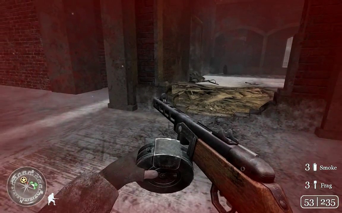 Call of Duty 2 Walkthrough on Veteran Ch.2 - Not one step backwards! Part 2-Railroad Station No.1