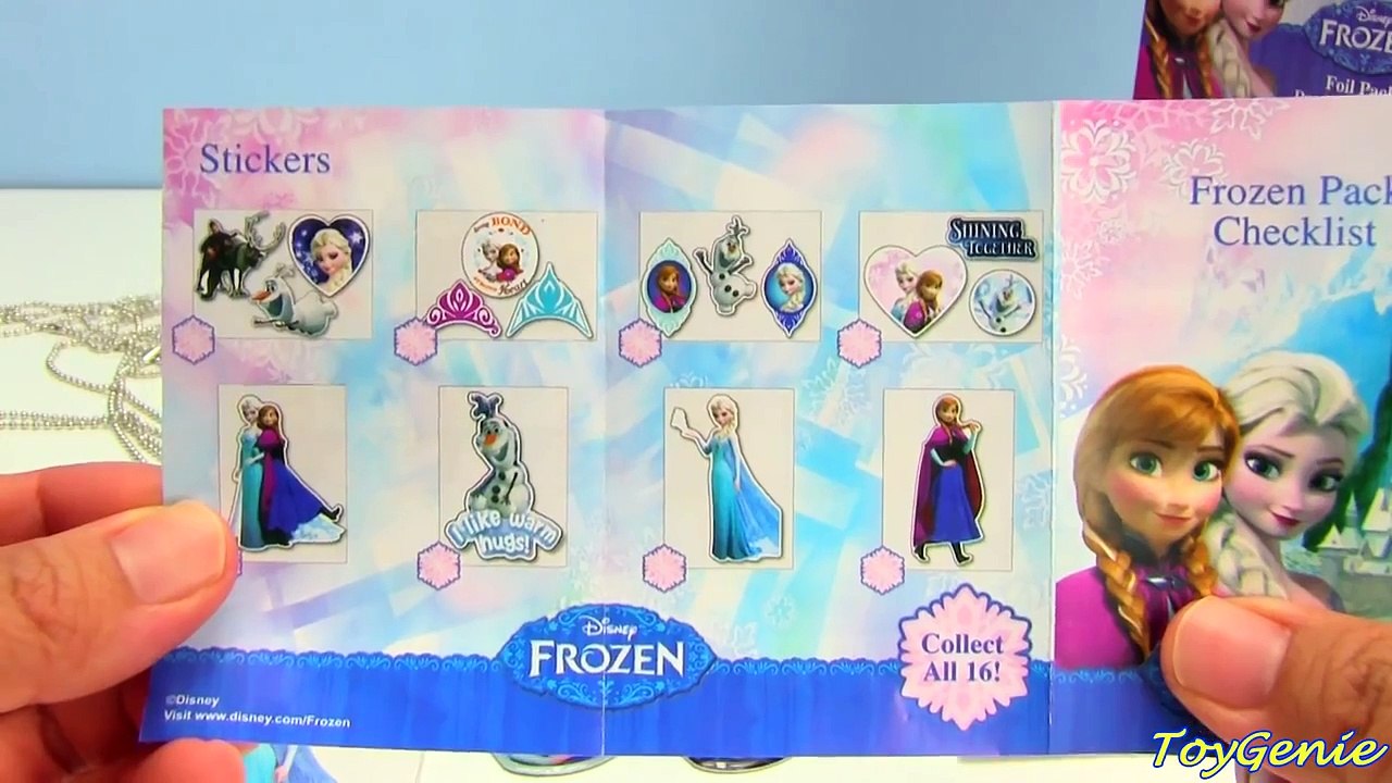 Disney Frozen Dog Tags Series 2 with Elsa and Anna Foil Tags