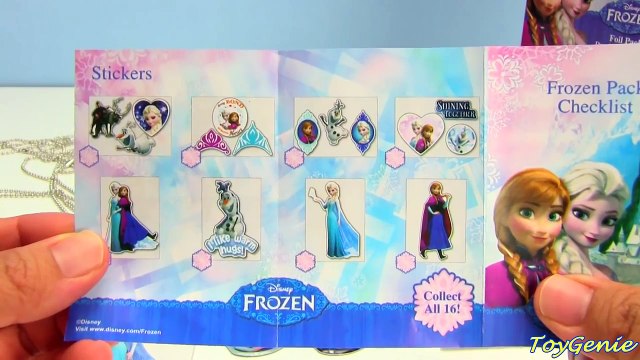 Disney Frozen Dog Tags Series 2 with Elsa and Anna Foil Tags