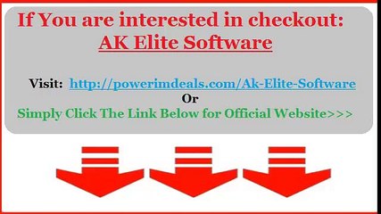 AK Elite Software Review By Brad Callen - Get 10% Cashback