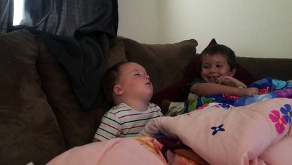 Funny Baby Falling Asleep!