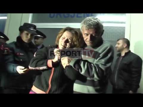 Report TV - Shpërthimi i bombolës së gazit, të plagosurit dhe familjarët në spitalin e Pogradecit