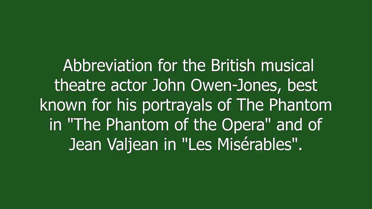 JOJ meaning and pronunciation