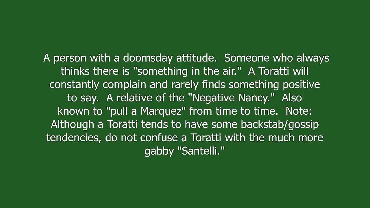 Toratti meaning and pronunciation