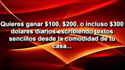 gana dinero escribiendo promo